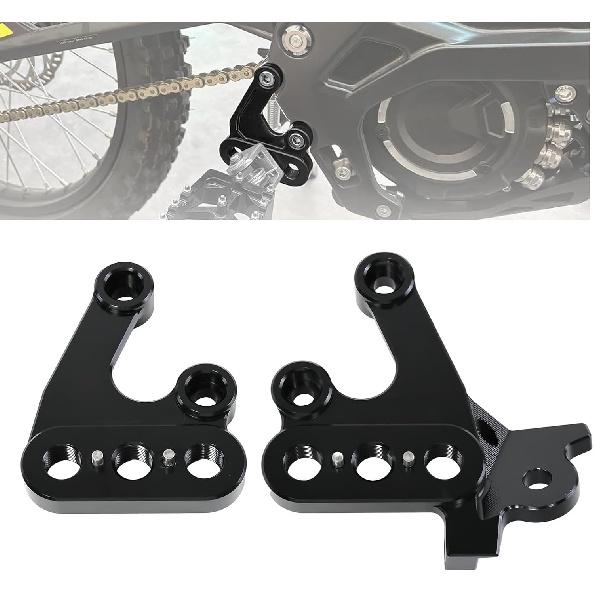 Pedal Mounting Bracket for Surron Light Bee X/S/X160/X260 Dirtbike Off-road Motorcycle Modified Sur-ron Parts (Black)