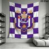 R.S.C. Anderlecht Wall Tapestry Aesthetic Wall Hanging Printed Fabric Blanket Decorative Tapestries for Bedroom Living Room Home Decor