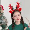Funny Sequins Bell Plush Elk Antler Korean Style Hairbands Christmas Headbands Women Hair Hoops
