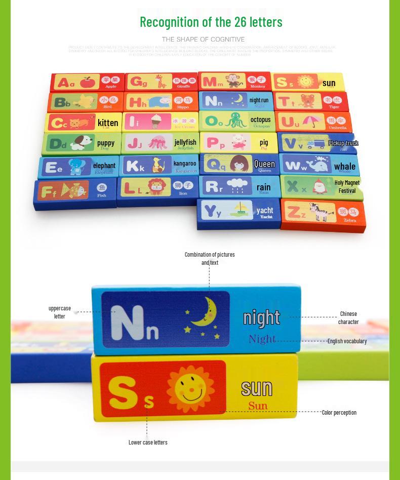 Детская игра на распознавание цветов, деревянная игра в Дженгу со складыванием мрамора