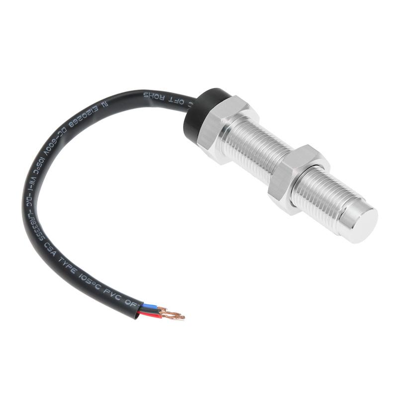 85mm Analog Pulse Speedometer Gauge with Holzer Sensor 7 Color Light Speed Meter Pulse Signal for Car Boat Marine 12V 24V