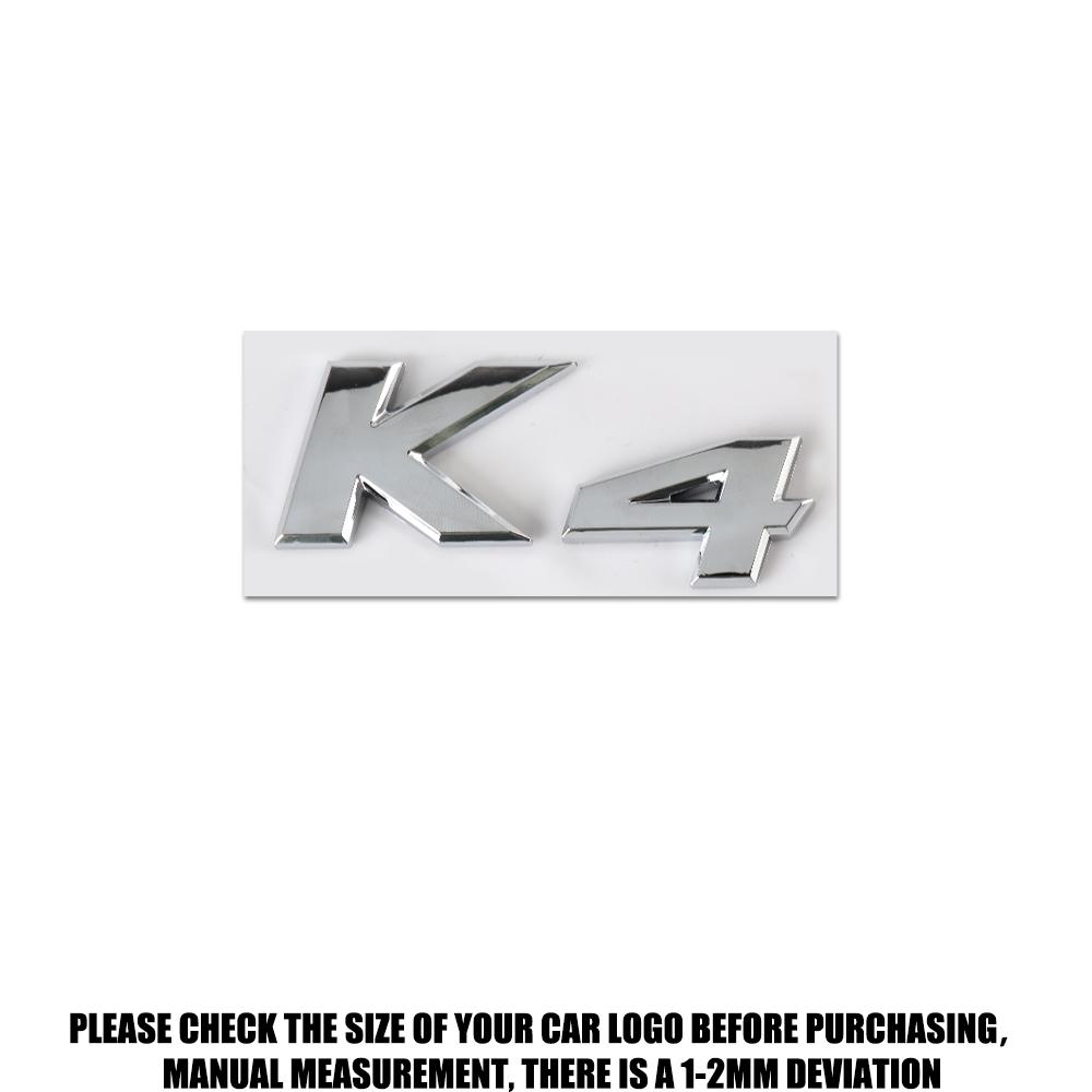 BBDQ9 New Auto Exterior K3 K5 K4 KX5 Emblem Fender Rear Trunk Body Badge Sticker For Kia Forte Ceed Cerato RIO 2 3 4 Picanto Sportage