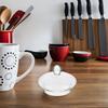 Прозрачная крышка для чайника из жаростойкого стекла, замена для чайника, простой элегантный дизайн, предотвращает проливание
