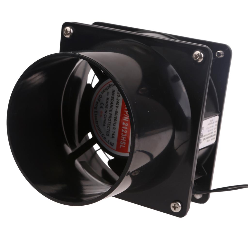 Bathroom Exhaust Fan 220V Wall Mounted Exhaust Fan Low Noise Bathroom Kitchen Garage Air Vent Ventilation with Duct Hose