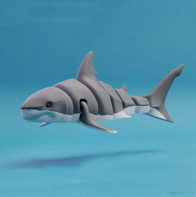 Экологичные 3D-печатные модели морских животных, имитация, креативные украшения, фигурки для интерактивной игры родителей и детей