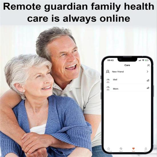 SACOSDING Bluetooth Call Смарт-часы Артериальное давление Кислород в крови Мониторинг сна Дистанционный уход за семьей и другом Спортивные умные часы для мужчин