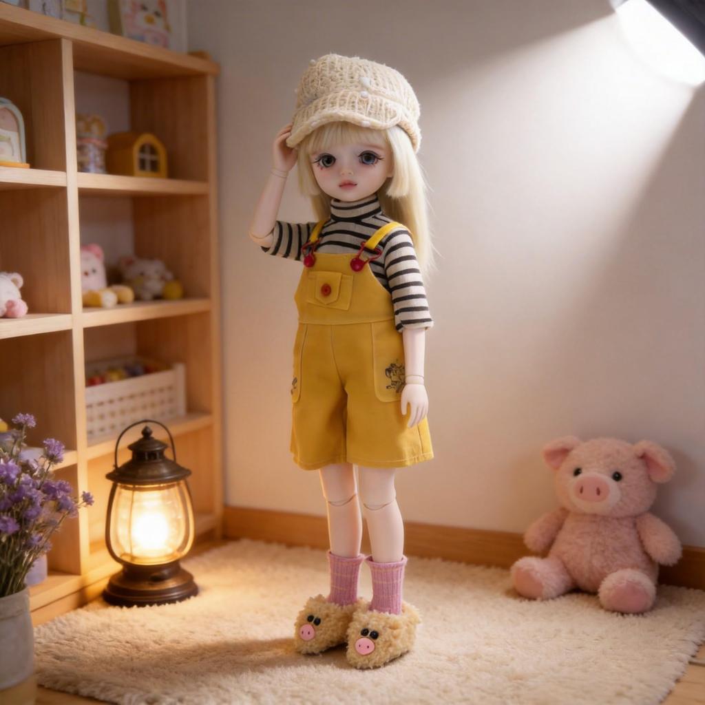 [Maidscp] 16 кукол BJD Одежда 30 см YoSD Pop Повседневный комбинезон Набор из 5 предметов