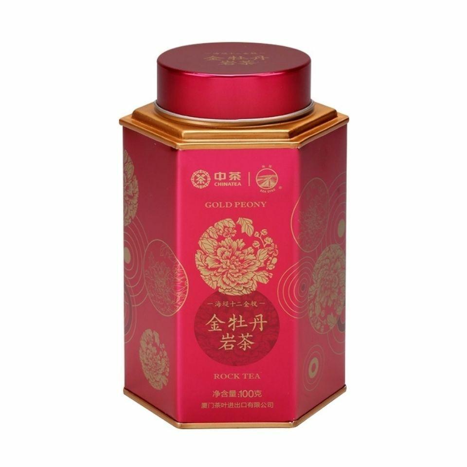 Sea Dyke Jin Mu Dan Gold Peony жареный чай Fujian Wuyi Rock Чай Улун в банке 100 г