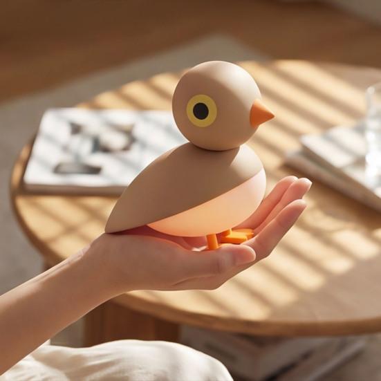 Magnetic Bird Night Light, Motion Sensor Wall Lamp with USB Charging, Stick on Cordless Closet Light for Hallway, Bedroom Decor