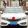 LED Car Reindeer Antlers Creative LED Reindeer Car Kit Cute Vehicle Decorations Car Costume Accessories For Trucks Cars