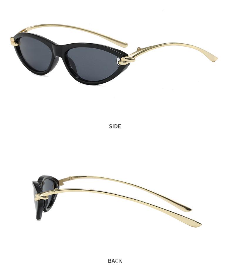 Женские солнцезащитные очки «кошачий глаз» высокого класса - Защита от УФ-лучей, Европейский и американский стиль