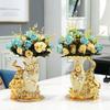 European Style Ceramic Flower Vase Floral Vases Desktop Decor Left Elephant