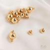 14K Gold-Filled Color-Preserving Magnetic Clasp Bead for Bracelet/Necklace DIY Jewelry, Round Shape