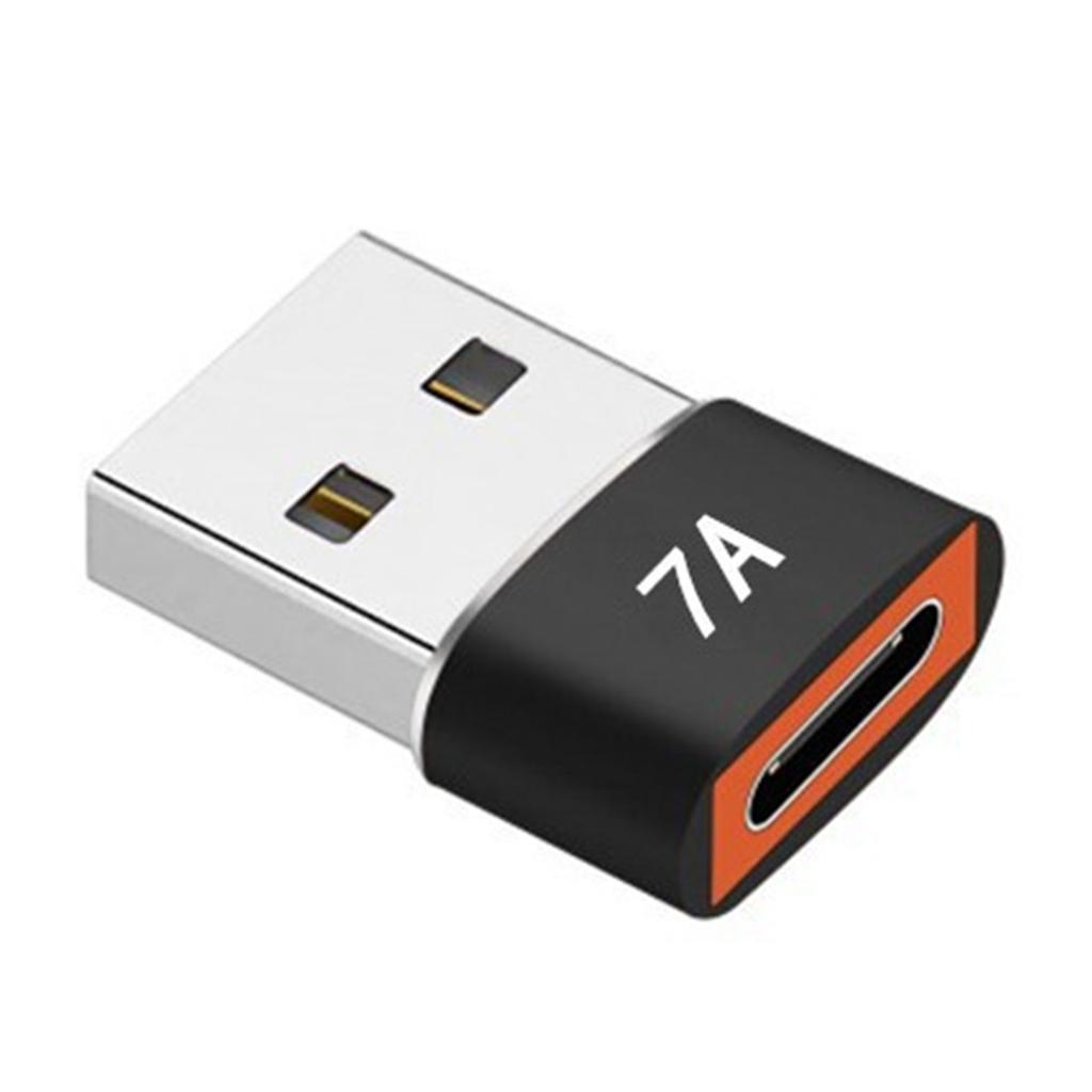 Универсальные переходники Type C на USB-A, 6 А, быстрая зарядка, прочность, металлическая конструкция, передача данных, компактные, для путешествий