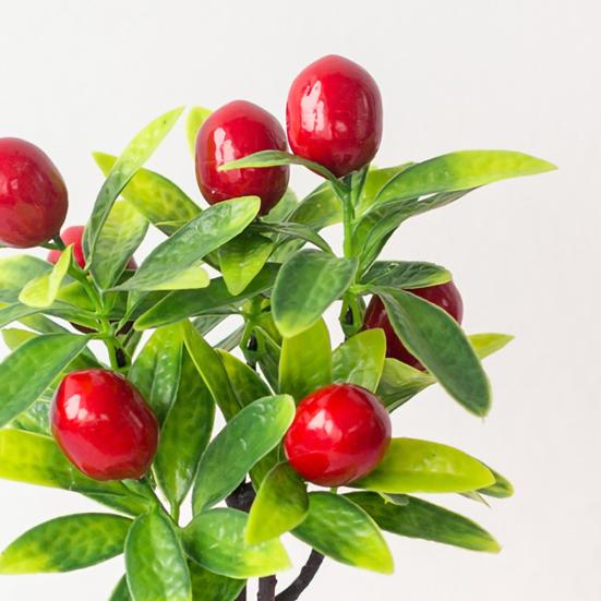 Искусственное фруктовое дерево, реалистичное, многоцелевое, пластиковое, очаровательное, имитация горшков для свадьбы