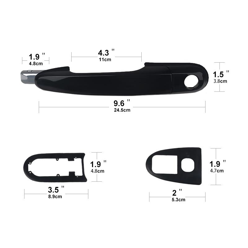 1 шт. для Hyundai Tucson 2004-2012 83660-2E000 внешняя ручка двери слева и; Правая дверная ручка автомобиля Внешняя ручка