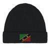 Bonnet Drapeau Saint-Christophe-et-Niévès En Noir