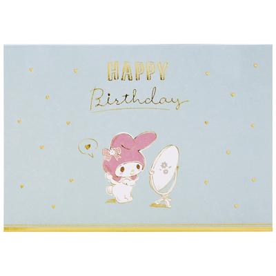 Открытка с сообщением Sanrio My Melody Cake and Party Поздравительная открытка Возможна отправка за границу SANRIO 733792 BD139-3