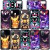 Для iPhone 16 15 Xiaomi Redmi Note 14 13 12 11 Pro Max X 8 9 16e Samsung Galaxy S25 S24 S23 Moto OPPO Huawei GO Gengar Pokemon Pikachu милый чехол для телефона