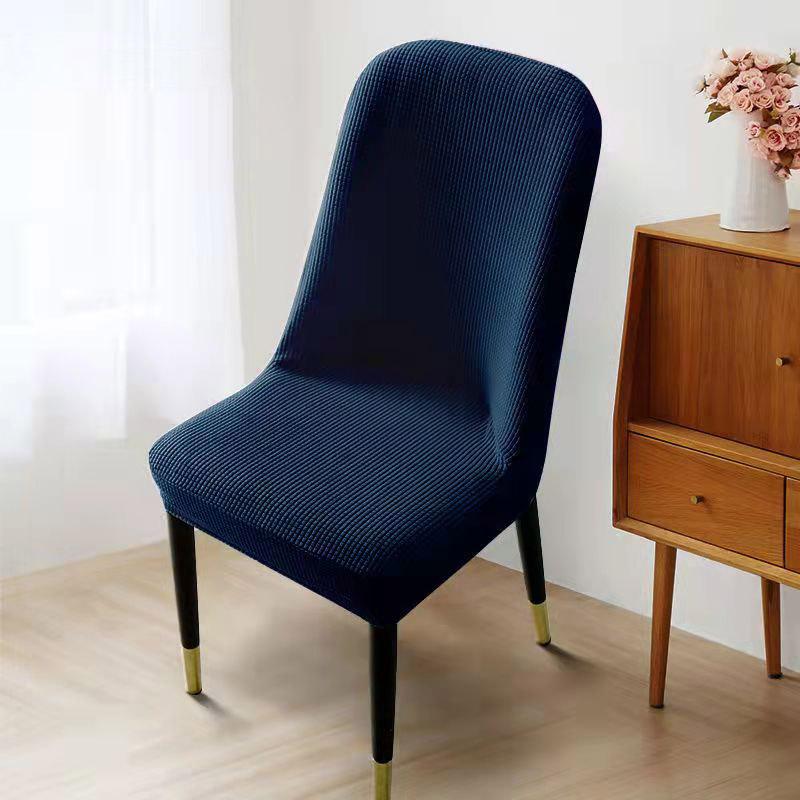 Nordic Style Universal Simple Modern Curved Chair Cover All-inclusive Elastic Thickened Semi-circular Household Dining Table and Chair Cover