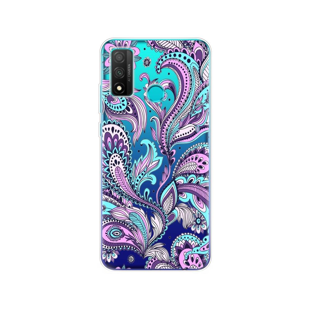 Чехол для Huawei P smart 2020, мягкий силиконовый чехол из ТПУ на заднюю панель телефона PSmart 2020 POT-LX1A, 6,21 дюйма, защитный чехол-бампер, чехол