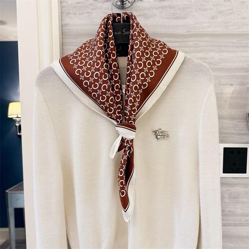 NINA SOLOR Silk Twill Scarf