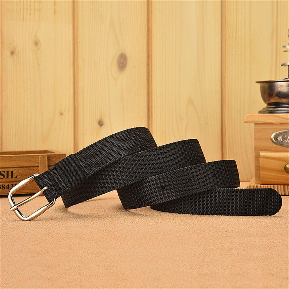 Men Women Casual Classic Outdoor Sports Braided  Belt Fabric Waistband Canvas Belts