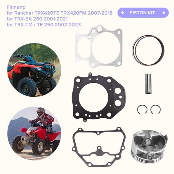 Piston Kit for 2007-2023 Honda ATV TRX 420 (Part #13101-HP5-600)