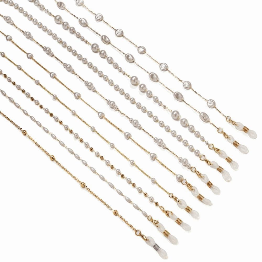 Beads Eyeglass Holder Necklace Anti-Lost Sunglasses Chains Sunglasses Decoration