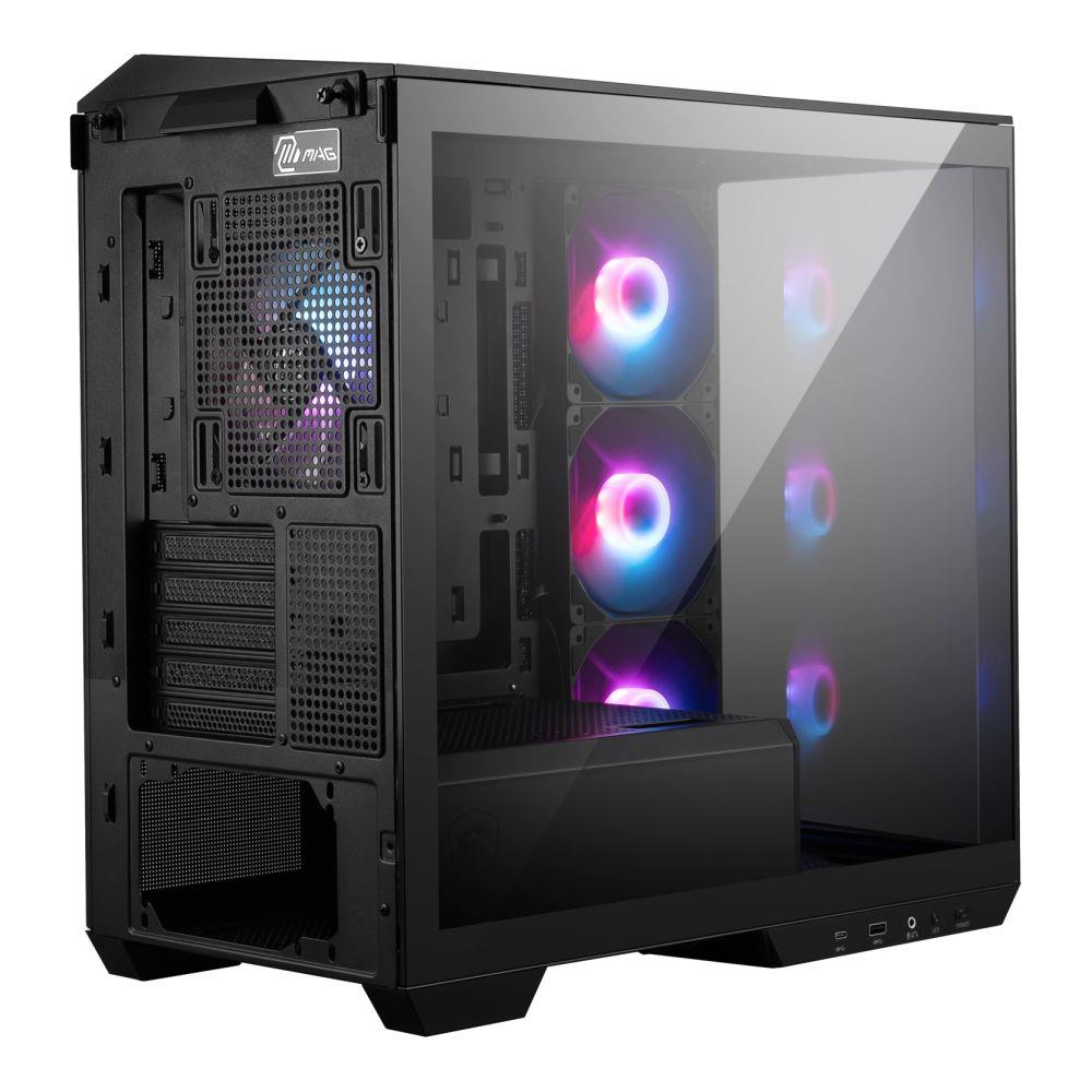 Obudowa MSI MAG PANO M100R PZ M-ATX Micro Tower z oknem, bez zasilacza