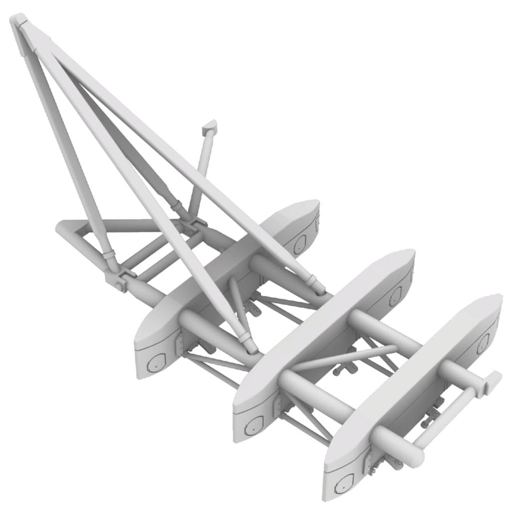 Ibg Mil Weapon Pylon 3D Printed Plastic Model Parts PBU7257 1/72 Mi-8/17 (Helicopter)