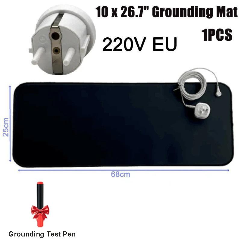 Grounding Mat for Feet 3MM Thickened Earthing Pad Improve Sleep Pain Relief Inflammation Reduce Anxiety for Working