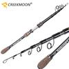 Telescopic Carbon Fiber Sea Fishing Lure Rod 2.1m 2.4m 1.8m Long-distance Casting Rods Flame MH Hard Carp Spinning Lure Pole