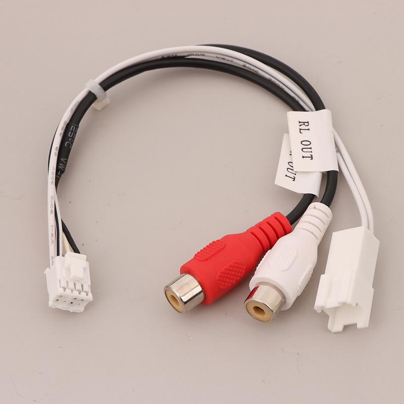 8P Rca Rr Rl аудио выход мужской\женский штекерный кабель Android автомобильное радио мультимедиа универсальный Ts10 Ts18 8581 Fyt7862S Fyt9863