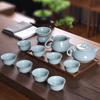 Lihou Longquan Celadon Ge Ware Ice Crackle Tea Set