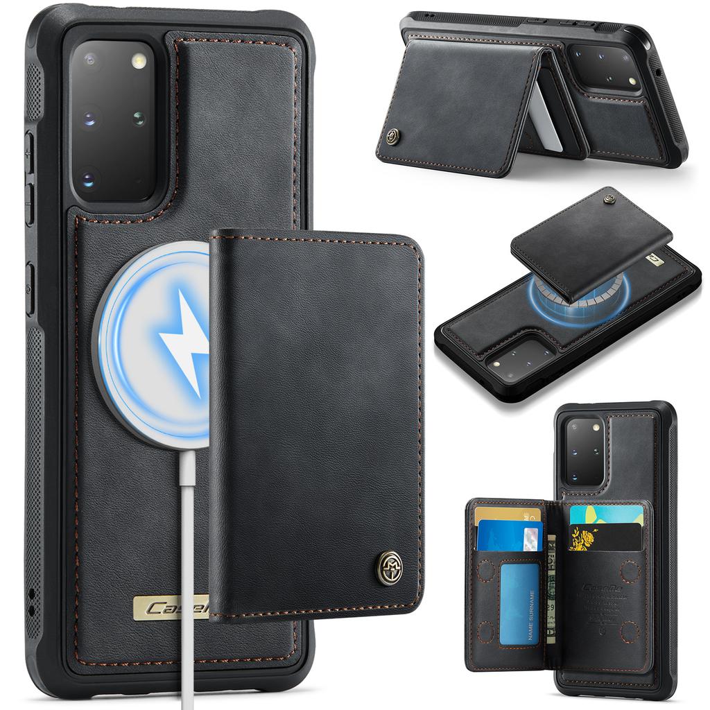 For Samsung Galaxy S20 Plus 4G/Galaxy S20 Plus 5G Magnetic Case CASEME ME80 Series Leather PC TPU Phone Cover with Detachable Wallet