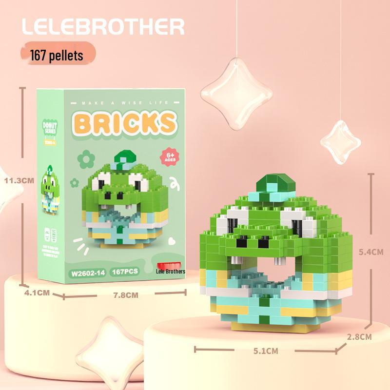 Совместимые с Lego микро строительные блоки мультяшные фигурки - детские развивающие настольные игрушки