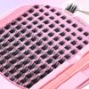 Набор для наращивания ресниц «Одиночные пучки» DIY, натуральный объем, включает пинцет для ресниц, клей для склеивания, для салонного результата в домашних условиях