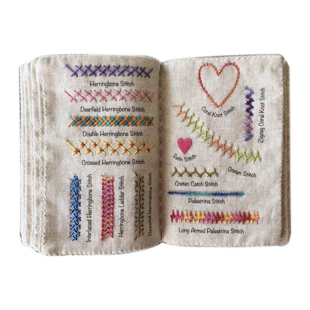 Книга по шитью Инструкции по вышивке для любителей шитья Креативная семейная вышивка Книга на кольцах для женщин Жены Мамы