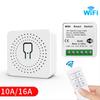 Tuya 16A МИНИ Wi-Fi Переключатель DIY 1-канальный Дистанционное Управление Таймер Реле Автоматизация для Умной Жизни Работа