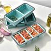 Food Grade Silicone Freezer Tray 2/3 Grid Ice Cube Tray Ice Maker Baking Mold Meal Prepping