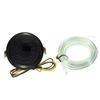 52MM Black ABS Turbo Boost Gauge With Blue Light 12V LED-Universal Car Modification High Precision Pressure Monitoring Auto Part