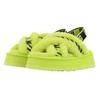 UGG Disco Cross Slide Animalia Sheepskin Plush Comfortable Casual Slippers Women Slippers Green 1128213-KLM