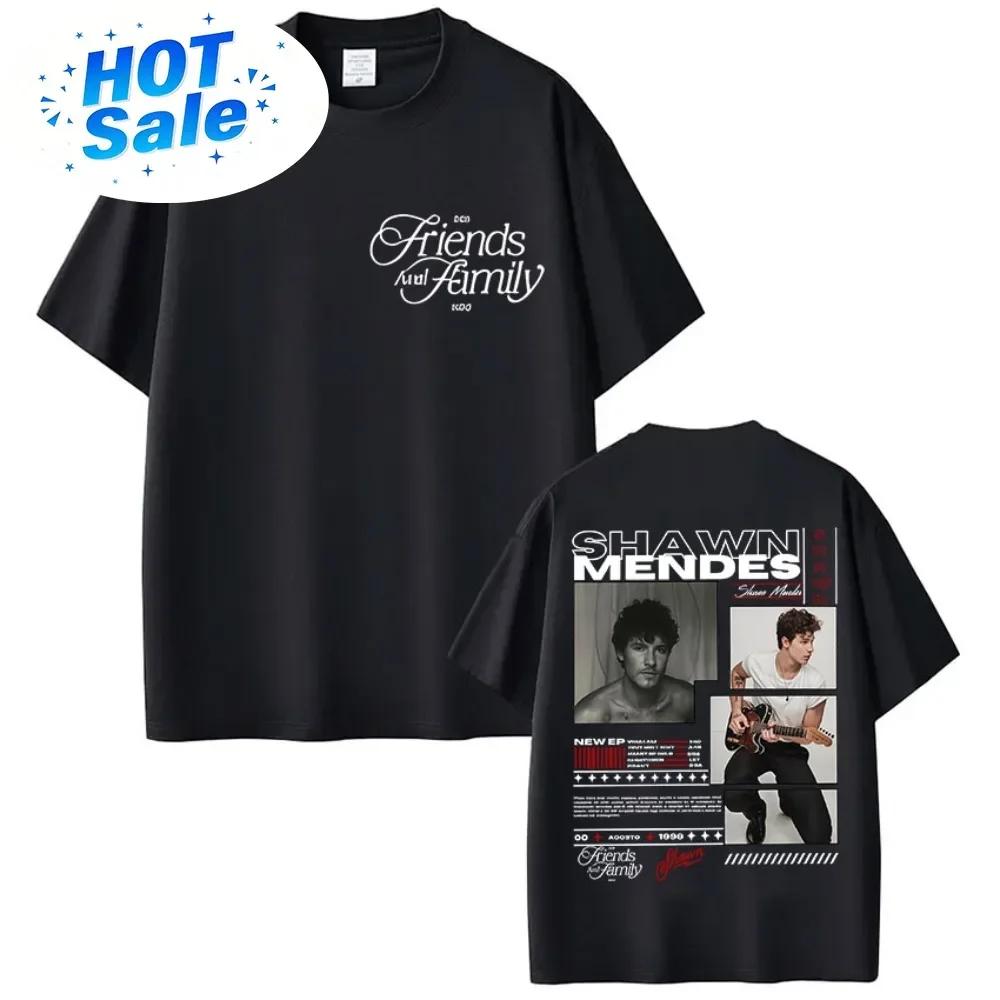 Rapper Singer Shawn Unisexdes On The Road Again Tour 2025 Album Merch T Shirt Unisex Fashion Oversized Short Sleeve Tshirt Streetwear