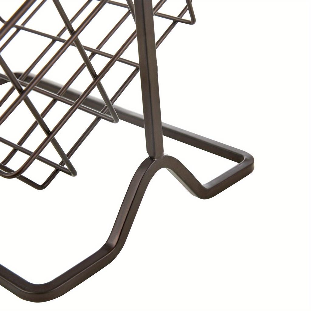 1 шт. 2-х уровневая корзина для хранения фруктов для кухонной столешницы, синяя, корзина для хранения хлеба, фруктов и овощей, подвесной держатель для кухонной корзины для хранения