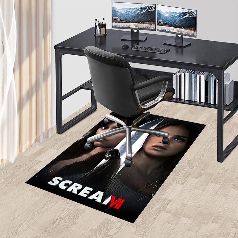 Scream Horror Returns Carpet For Playroom Bedroom Living Room Sofa Home Decorkids Game Area Rug Nonslip Floor Mat