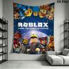 Roblox game Wall Hanging Printed Fabric Blanket Decorative Tapestries for Bedroom Living Room Home Decor