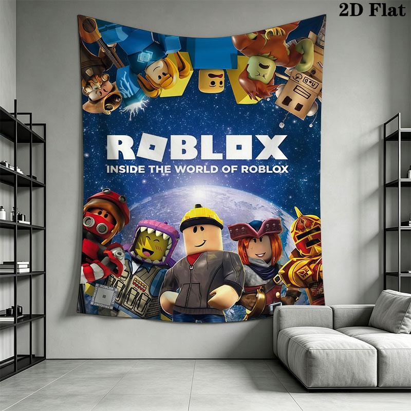 Roblox game Wall Hanging Printed Fabric Blanket Decorative Tapestries for Bedroom Living Room Home Decor