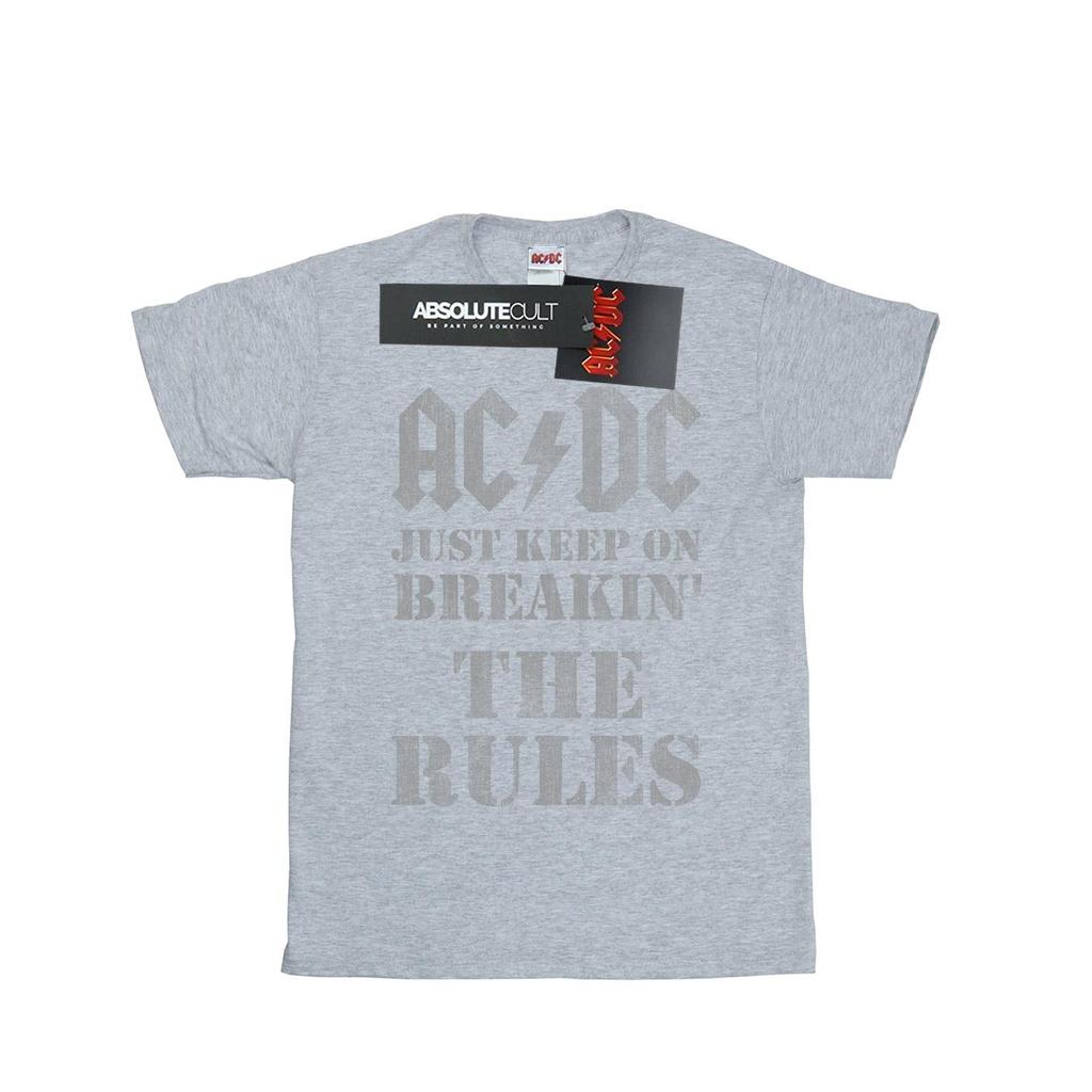 AC/DC Mens Just Keep On Breaking The Rules T-Shirt