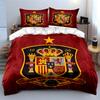 Spain Football Team Bedding Set Bedding Duvet Cover Set Duvet Cover Pillowcases (1 * Duvet Cover 2 * Pillowcases, without duvet insert)